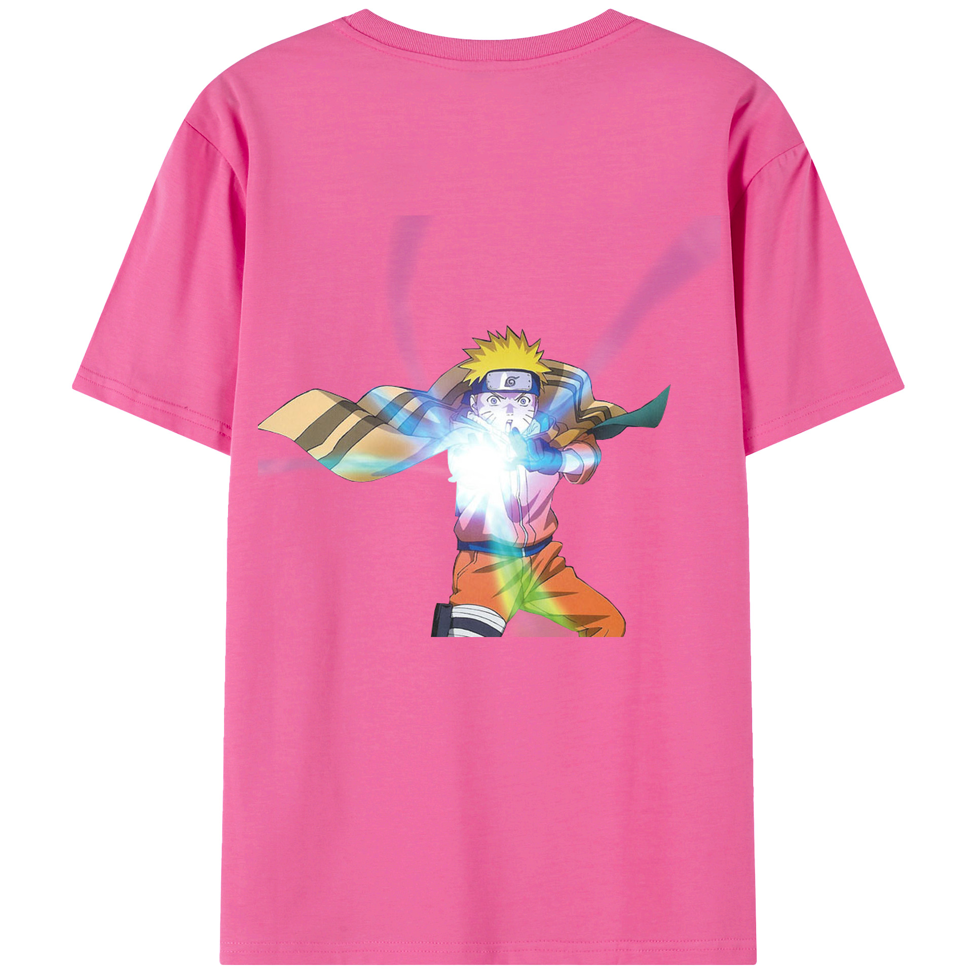 （画像用） NARUTO -ナルト- うずまき ナルト Uzumaki Naruto レディース半袖Tシャツ(バックプリント)